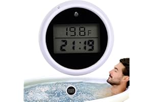 BITEATEY Floating Pool Thermometer | Water Thermometer Timer For Ice Bath | Cold Plunge Thermometer & Timer | Digital Ice Bath Temperature Thermometer | Ice Bath Cold Plunge Accessories