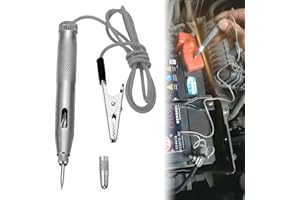 KARELLS Comprobador de Voltaje de Circuito, Comprobador Tester de Circuitos Eléctricos, Comprobador de Fusibles Coche, Tester Detector de Corriente 6 V 12 V 24 V, para Coche Auto Voltaje Detector