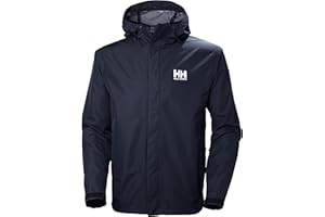 Helly Hansen Mężczyźni Seven J Rain Jacket Kurtka Wodoodporna, Granatowy (597 Navy), 3XL
