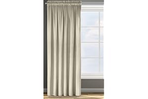‎EUROFIRANY Eurofirany Design91 Samtvorhang Kräuselband Blickdichte Vorhänge Samt Velours 1 STK. 140x270 Samtvorhänge ROSA (beige), D91/Z/ROSA/BEŻ 140x270 T, 140 x 270 cm