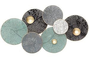 ATMOSPHERA CREATEUR D'INTERIEUR Decoración de pared nenúfar metal