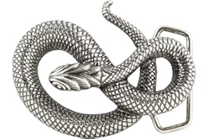 BELTINGER Gürtelschnalle Schlange 4,0 cm | Buckle Wechselschließe Gürtelschließe 40mm Massiv | Wechselgürtel bis 4cm