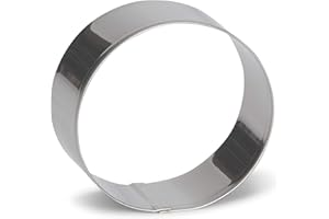 Patisse Cortador de Galletas, Acero Inoxidable, Blanco, 4 cm