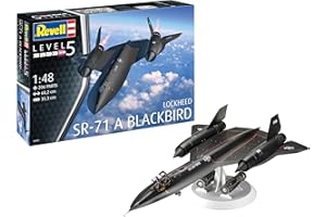 Revell 04967 Lockheed SR-71 Blackbird - Juego de modelos a escala 1:48, sin barnizar
