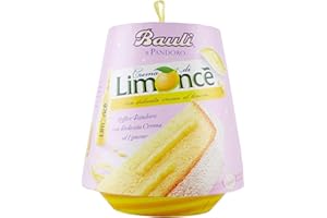 DUCOMI Bauli Le Specialità - Panettone and Pandoro Handcrafted, Christmas Cake with Traditional Ingredients and Excellent Quality of Made in Italy (Panettone Limoncè, 750 g)