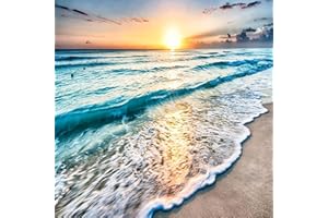 ANHEXUAN DIY 5D Kit Diamond Painting Paysage 30x40cm (Plage),Peinture Diamant pour Enfant et Adultes Debutant,Ideal pour la decoration Maison/Salon/Chambre/Bureau