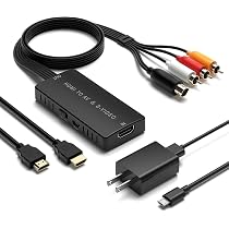 Convertitore RCA A HDMI – Adattatore AV Composito A HDMI 720P/1080P, Supporto PAL/NTSC, Per PS3, TV, Xbox, VHS E Blue-Ray - 3