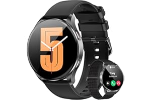 Blackview Smartwatch Donna Uomo, Orologio Smartwatch Uomo Fitness con Chiamate Bluetooth con 1.43' HD AMOLED/112+ Sportive/SpO2/Monitoraggio del Sonno/Cardiofrequenzimetro per Android IOS