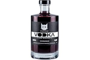 ‎BÖSER KATER Böser Kater Blackberry Vodka | Fruchtiger Beeren-Geschmack | Perfekt für spannende Cocktails | Handgemacht in Deutschland | Die perfekte Geschenkidee | 0,5l 40% Vol