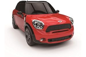 CMJ RC Cars ™ Mini Countryman JCW Telecomando con licenza ufficiale Auto Scala 1:24 Luci di lavoro 2.4 Ghz Rosso