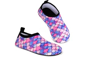 AOOSU Buty do wody dla dzieci, buty do pływania, lekkie skarpetki do wody dla małych dzieci
