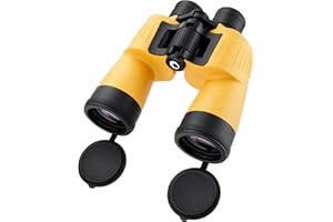 Barska AB12738 Floatmaster 7x50 - Binocolo galleggiante impermeabile per nautica, caccia, pesca, sport, ecc, giallo