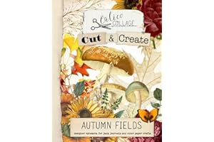 Cut & Create Autumn Fields Ephemera Book: A Fall Ephemera Book for Junk Journals, Scrapbooking, Collages, Decoupage, and More!