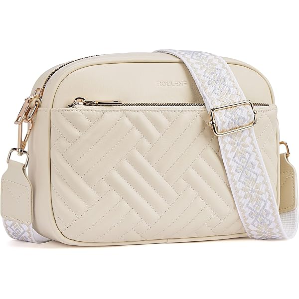Sac Bandoulière Femme Moyen Avec Antivol - Cuir PU, 4 Compartiments, Sangle Réglable - Idéal Shopping, Voyage