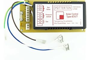 HTS PCB Compatible with Potterton Profile 30E 40E 50E 60E 80E 100E & Profile 30 40 50 60 80 100 Boiler PCB 407677