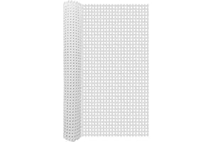 selliner Weiße Rattan Roll 50x100CM,PE Kunststoff Rattan Geflecht, Wetterfest Wiener Geflecht für Gartenmöbel, DIY Bastelprojekte Möbelrestaurierung Terrassensets Dekorative Akzente.