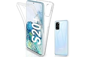 COPHONE® kompatibel Samsung Galaxy S20 Plus Hülle Silikon 360 Grad transparent. Integraler und unsichtbarer Durchsichtige Schutz Galaxy S20 Plus Handyhülle