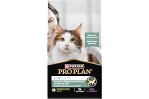 PURINA PRO PLAN | Liveclear | Chat Adulte | Stérilisé | Croquettes Riches En Dinde | Réduit activement les allergènes présents dans les poils de chat | Sac | Lot de 6 x 1,4Kg