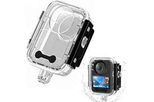 Honbobo Wasserdichtes Gehäuse für DJI Osmo 360, Unsichtbares Tauchgehäuse 45M Unterwassergehäuse Schutzgehäuse Schutz Gehäuse Hülle Zubehör für DJI OSMO 360