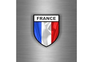 AKACHAFACTORY Car Motorbike Airsoft Opex France French Flag Decal Self-Adhesive Sticker