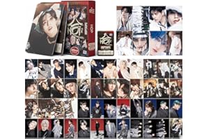 DEFGNOP Kpop Stray Kids Photocards, 55 pezzi Stray Kids Lomo Carte 40 Adesivi SK, SKZ Nuovi Album per Fan (HOP)