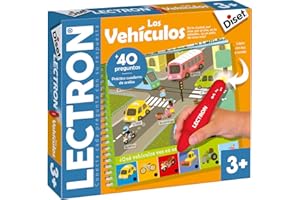 Diset Lectron Los Vehículos - Juegos educativos para niños - A Partir de 3 años - Español, Varios, 24x21,5x4