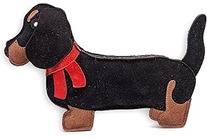 Fuzzl Eco Leather Sizzles the Dachshund Natural Dog Toys
