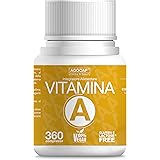 Vitamina A pura, 360 microcompresse ad alto dosaggio | 1200mcg per compressa di Vitamina A, 4000ui ad alta biodisponibilità |