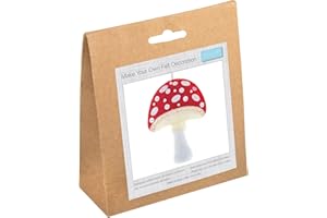 Trimits Felt Decoration Kits, 8.5 x 12cm, Toadstool