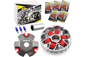 Area1 Kit de tuning variateur pour scooter 50 cc 4 temps – Compatible GY6 139QMB/QMA, AGM, Nova, Alpha Motors, Direct-Bikes, Dafier, ATU, Explorer, FlexTech, GT Union, Guoben, Vanguard, Yiying