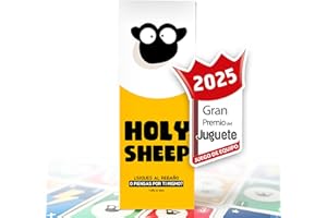 ATM GAMING Holy Sheep - Juegos de Mesa con Familia y Amigos - ¡Responde Igual Que tu Equipo! - Divertido, Rápido y Original - 3 a 9 Jugadores - +12 Años