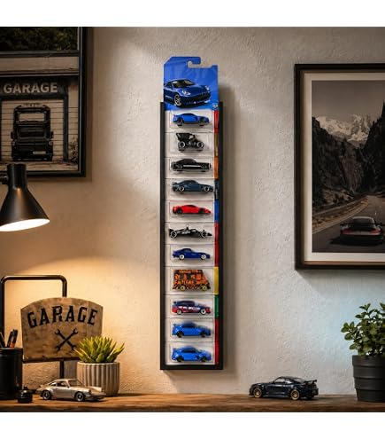 Wyn Vouge Honeycomb Wall Mount Display Shelf (Cars not Included