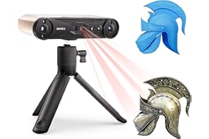 Revopoint INSPIRE 2 3D Scanner for 3D Printing, Dual Mode Structured Light & Laser, Up to 0.03mm Precision, Outdoor Scanning, Optical Zoom, for iOS/Android/macOS/Windows 10/11, Standard
