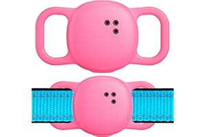 DDJ Naklejka Tile Life360 (2024) Tracker dla kota, 2-pak silikonowych pokrowców ochronnych, uchwyt na śledzenie płytek do obroży dla psów i zwierząt domowych, trwały, łatwy montaż, lekki