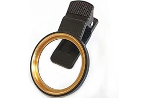 YADSUX Tragbarer, universeller 52-mm-Gewindeclip für Handy-Kamera-Assistentobjektiv und Effektfilter, für iPhone, Samsung und andere Kamera-Handyobjektive, Installation 52 mm ND, CPL, UV und andere Filter.