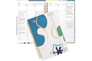 COKOAIAI Agenda 2024 2025 Semainier - Organiseur Agenda Scolaire Journalier - Septembre 2024 - Août 2025 -Coloré Agendas Civils et Carnets de Rdv Professionnel Français 2024 2025 A5 (22 * 16 cm)