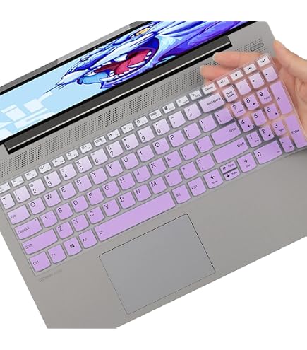 Lot 2 Housse Clavier HP EliteBook 440 445 645 G8 G9 G10 14" - Transparent + Opink