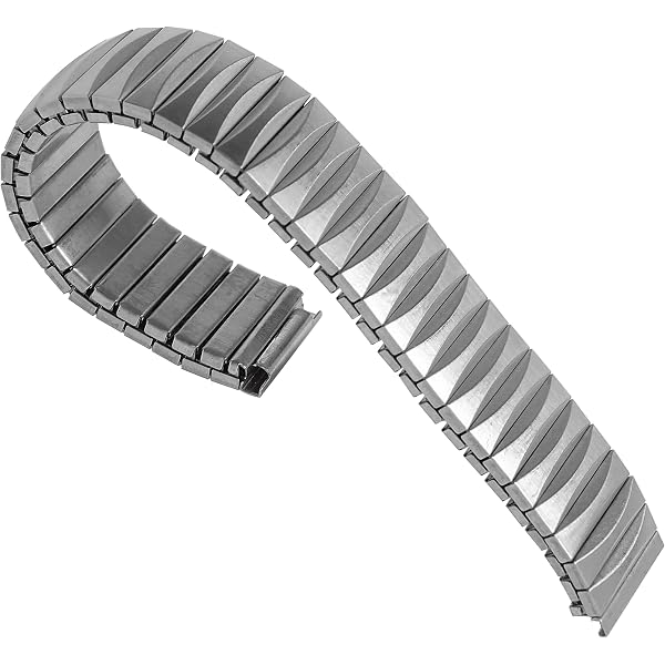 Bracelet De Montre Vintage Acier Inoxydable Doré - Fixo-Flex Extensible - Casio
