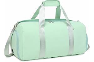 Kimwadalh Borsa da Sportiva Ragazza Borsa da Palestra Ragazze Borsone da Viaggio Leggero Tote da Palestra per Donne 25L Borsa Sportiva Viaggio Ginnastica