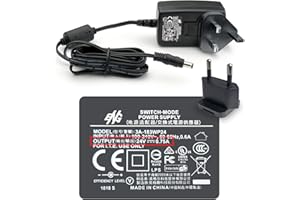 Plustek Scanner Power Adapter 24V 0.75A for Z300, PS186 PS188 PS286+ PS283 PS3060U, OpticBook 3800 3900 4800,AD480 D430, OpticSilm 1180 use