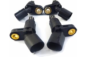REJOG4 AUTO Lot de 4 capteurs ABS gauche droite 1J0927803 pour TT MK4 Beetle Golf 2000 2001 2002 2003 2004 2005 2006 2007 2008
