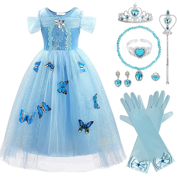 Lito Angels met Accessoire Fancy Dress Up voor Kind Meisjes, Verjaardagsfeest Outfit Maat 134 (Leeftijd 8-9 Jaar) (Markeringsnummer 150 Lito Angels met Accessoire Fancy Dress Up voor Kind Meisjes, Verjaardagsfeest Outfit Maat 134 (Leeftijd 8-9 Jaar) (Markeringsnummer 150