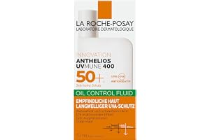 La Roche-Posay ANTHELIOS UV-MUNE 400 oljekontroll flytande SPF50 50 ml | Maximalt UV-skydd extremt långt med mattande effekt och osynlig ljusstruktur.