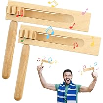 grande crecelle en bois, instrument de musique en bois de Goki grande crecelle en bois, instrument de musique en bois de Goki