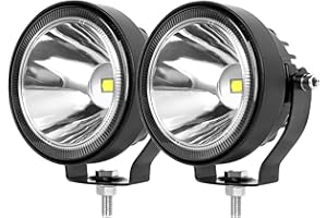 SUFEMOTEC Led spot 4x4 Offroad Arbeitsscheinwerfer 4 Zoll 60W Wasserdichte Zusatzscheinwerfer Bumper Lights Fit für 12V 24V Auto LKW UTV ATV Boot Motorräder Nebelscheinwerfer