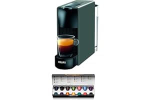 Nespresso Krups XN110BRD Mini ekspres do kawy Essenza | 0.6 L | 19 bar | tryb oszczędzania energii | szary | klasa energetyczna A