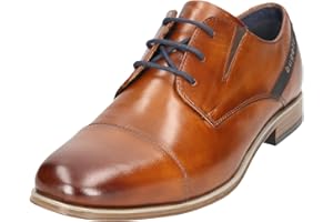 bugatti Derby Mit Textileinsatz Und Querkappe à lacetsHomme