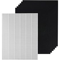 Winix 5500-2 Ersatzfilter-Komplettpaket – 2x Premium- Und 2x Aktivkohlefilter, Vergleichbar Mit #116130