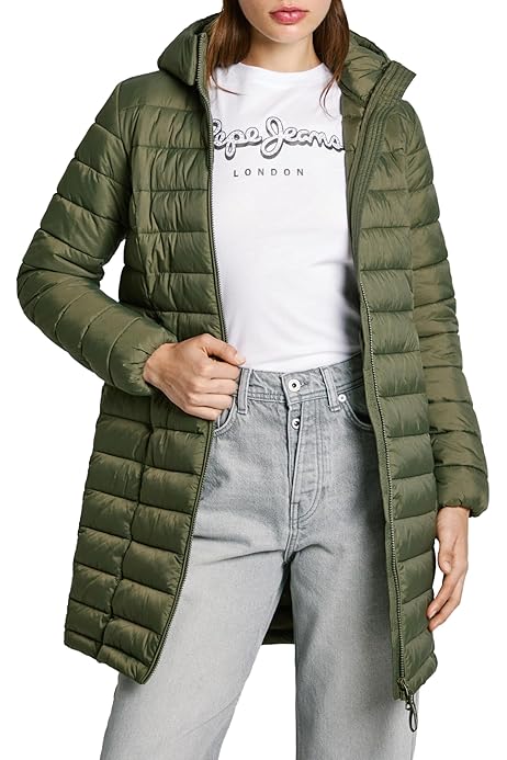 Chaqueta De Mujer Chaqueta Larga De Plumas Pepe Jeans Maddie Para