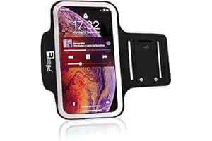 RevereSport iPhone 12 Pro Sportarmband. Armband Telefon Handyhalter Case für Laufen, Workout, Joggen und Fitness